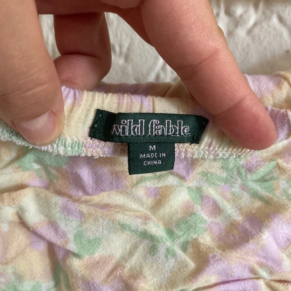 Wild Fable Floral Print Mini Skirt Size Medium